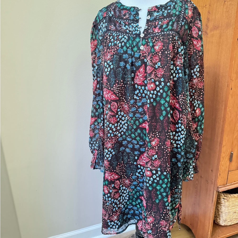 LOFT Multicolor Floral Dress